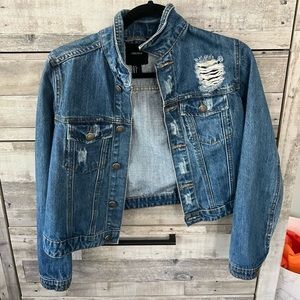 ripped jean jacket